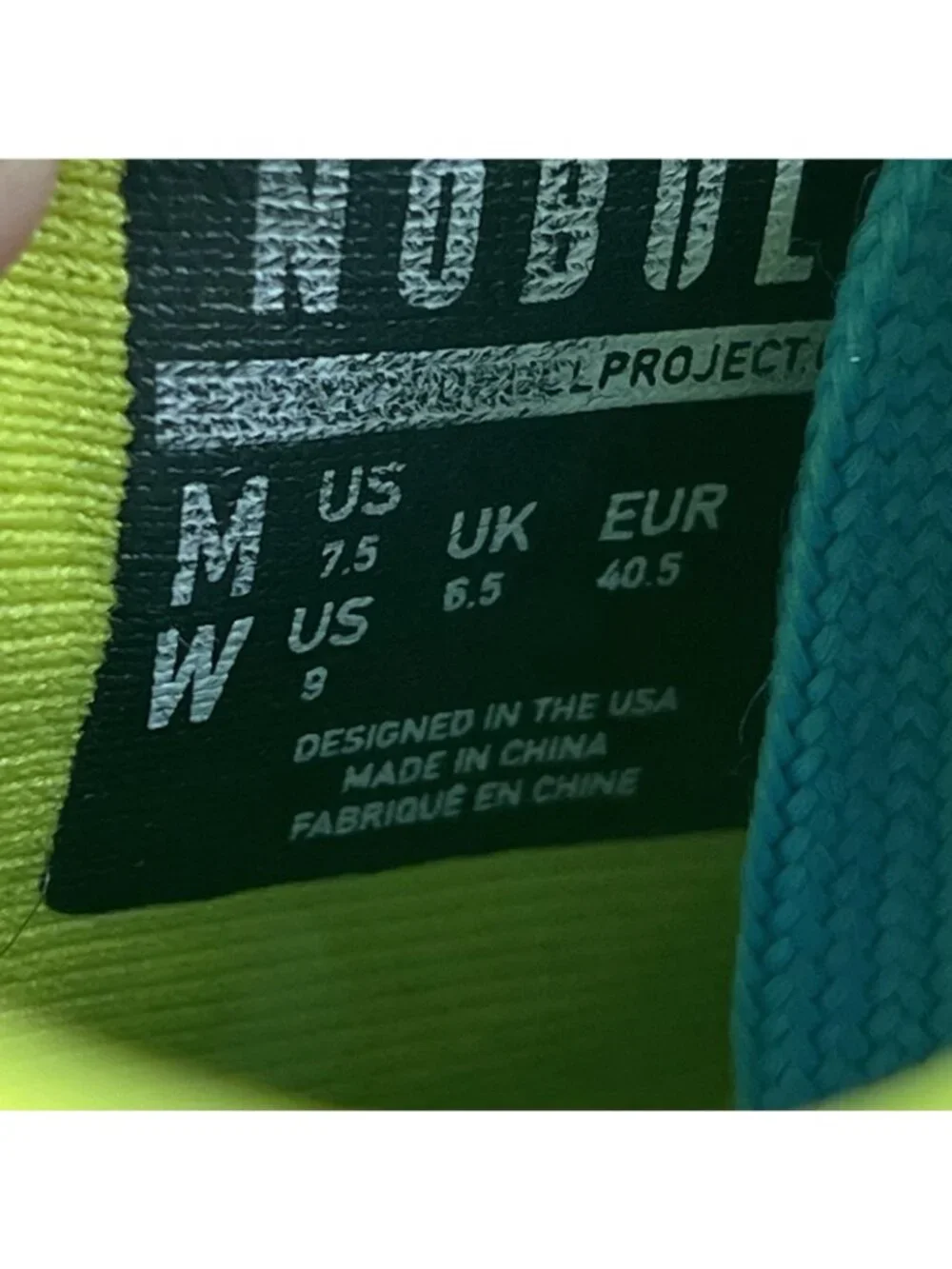 NO BULL Women Size 9 Neon Green SuperFabric Trainers Running Shoes